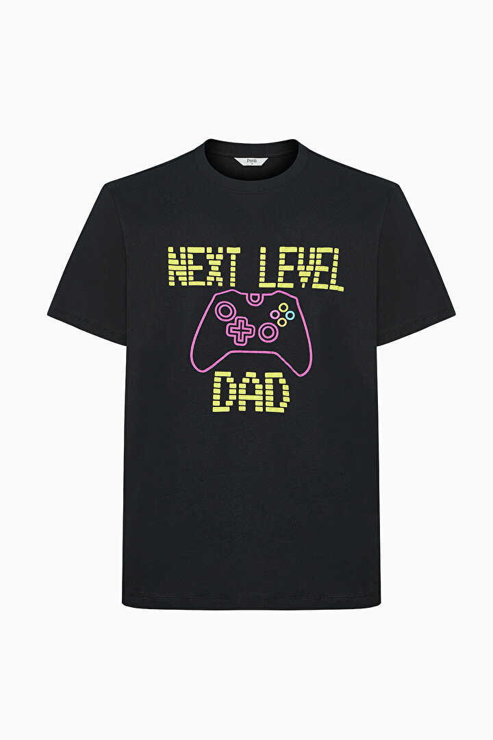 Gamer Dad Çok Renkli Şortu Pijama Takımı - 2