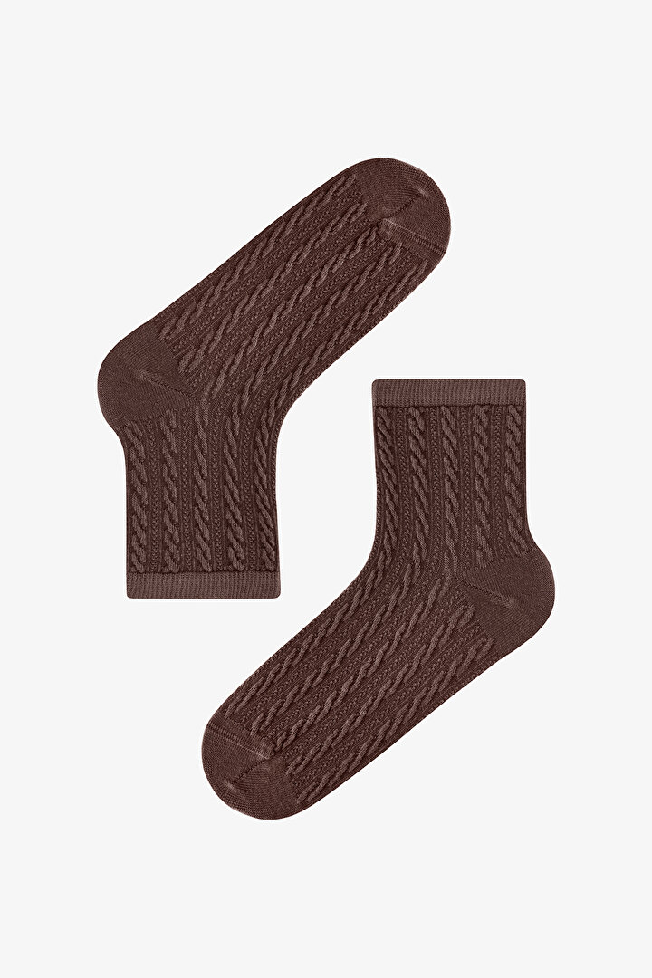 Geometric Jacquard 5in1 Socket Socks - 2