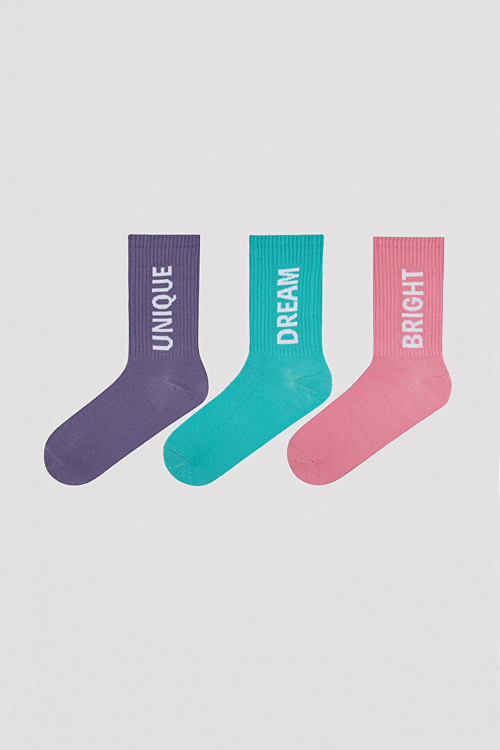 Big Slogan 3in1 Socket Socks - 1