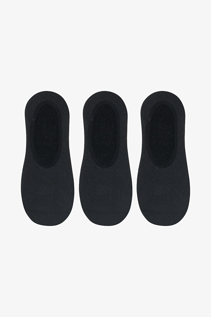 Black Sporty Mesh 3-Pack Suba Socks - 1