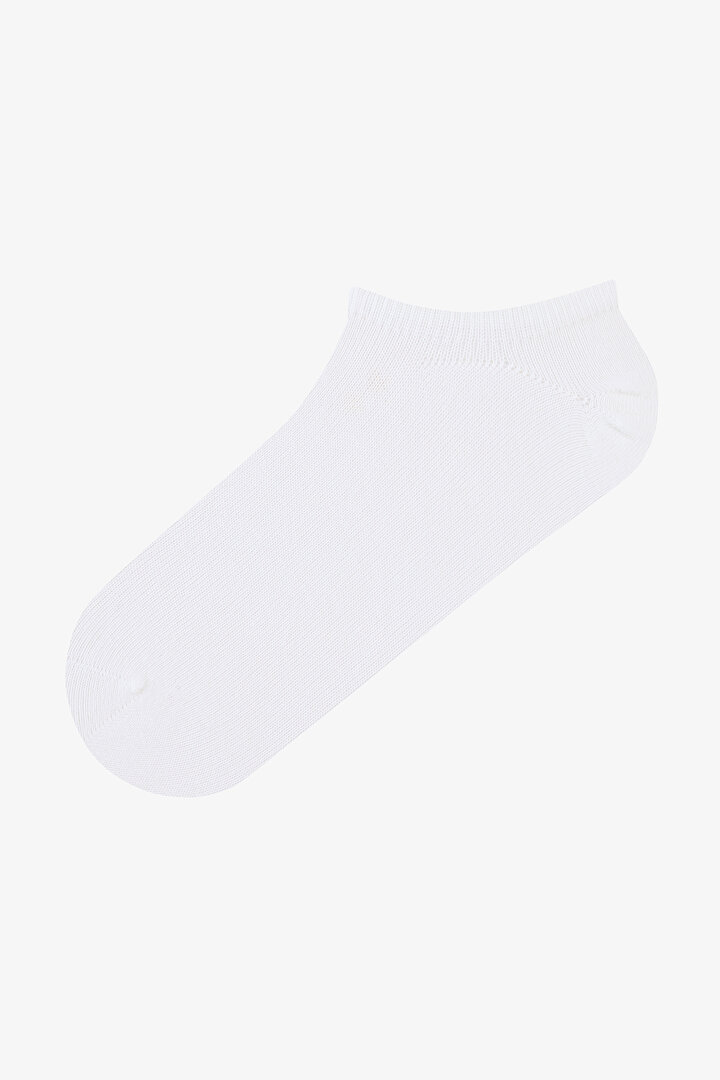 3 Çift Pamuklu Leopar Desenli Burun Dikişsiz Sneaker Çorap - 3