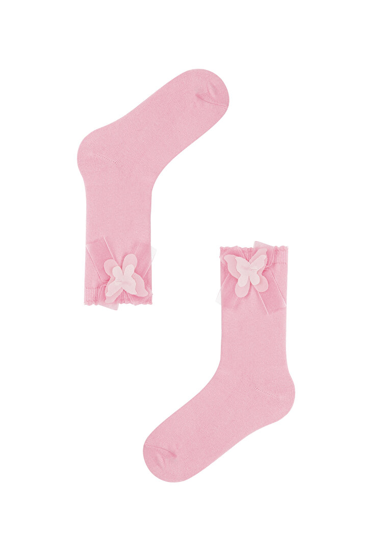 Kız Çocuk Butterfly Soket Çorap - 1