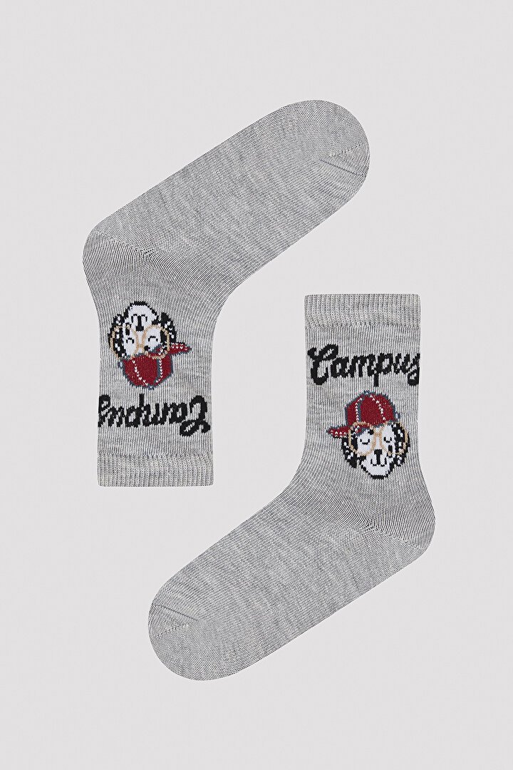 Erkek Çocuk Campus 3 lü Soket Çorap - 3