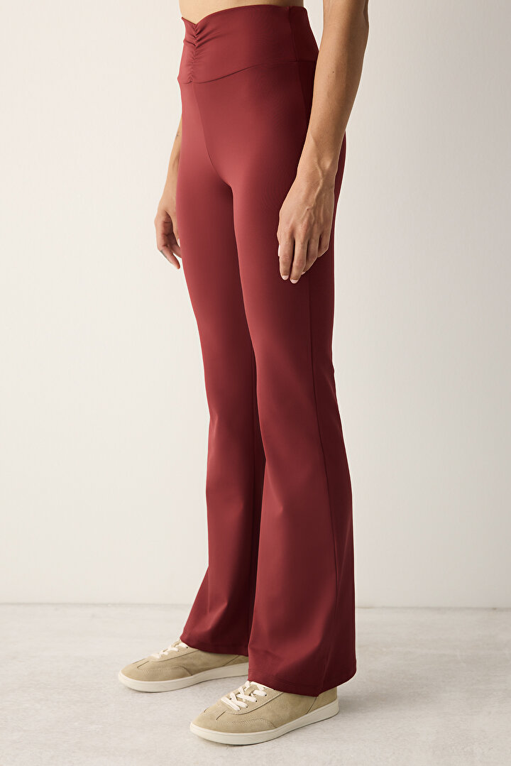 Front Detailed Flare Pants - 1