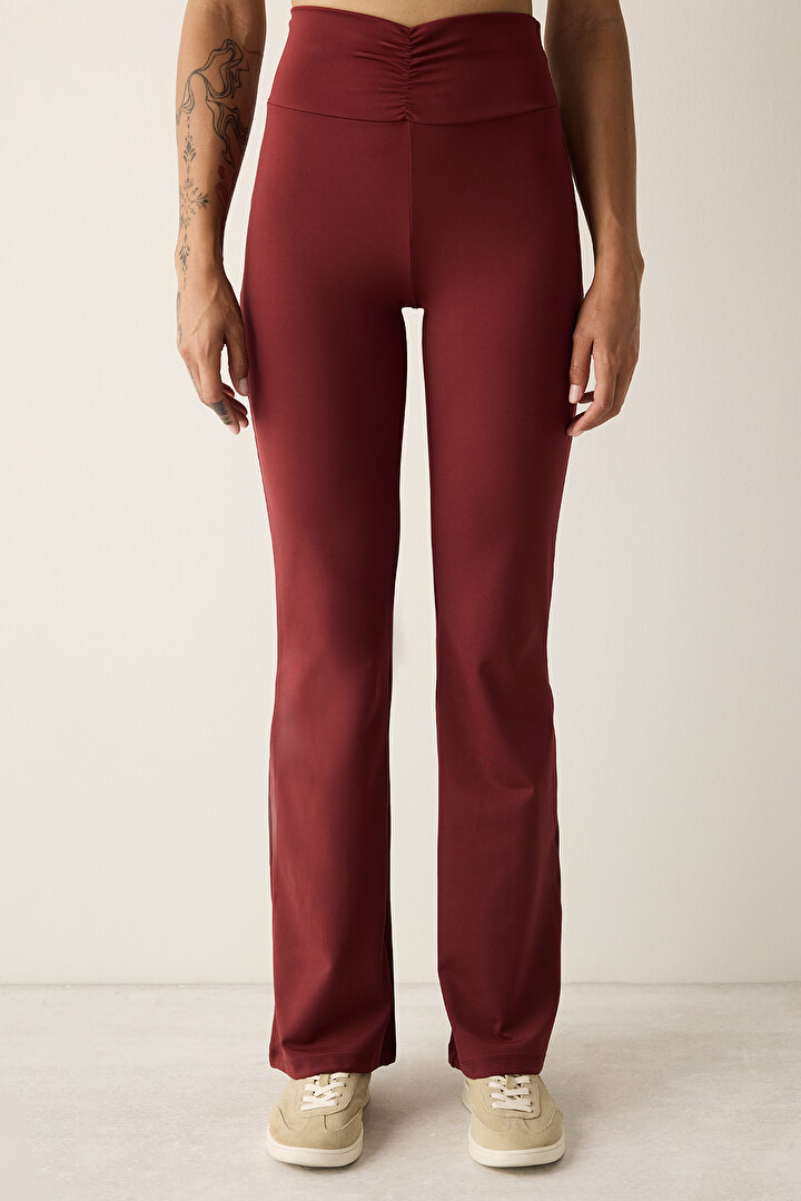 Front Detailed Flare Pants - 2