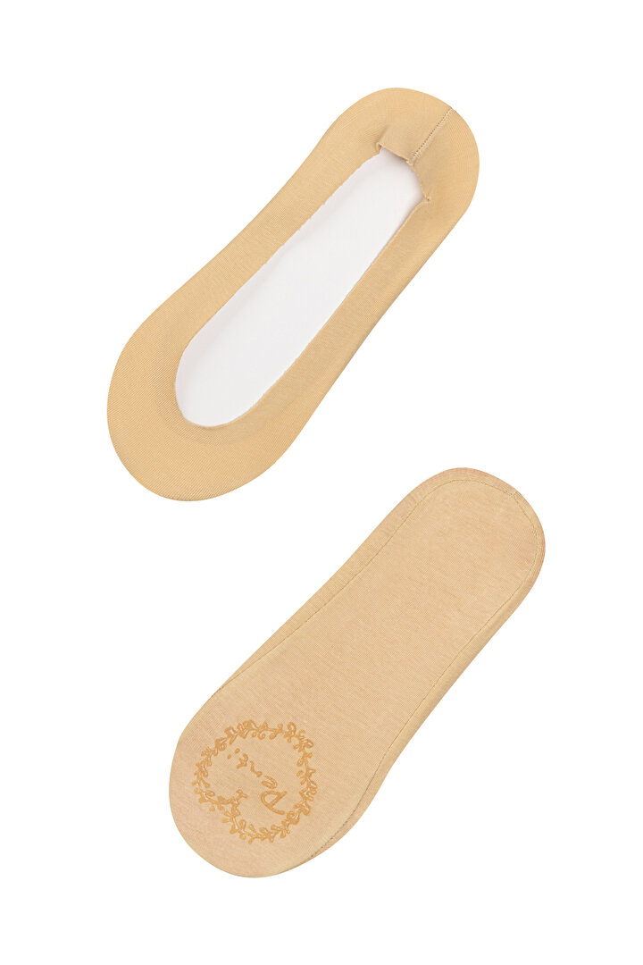Nude Laser Cut No Show Socks - 1