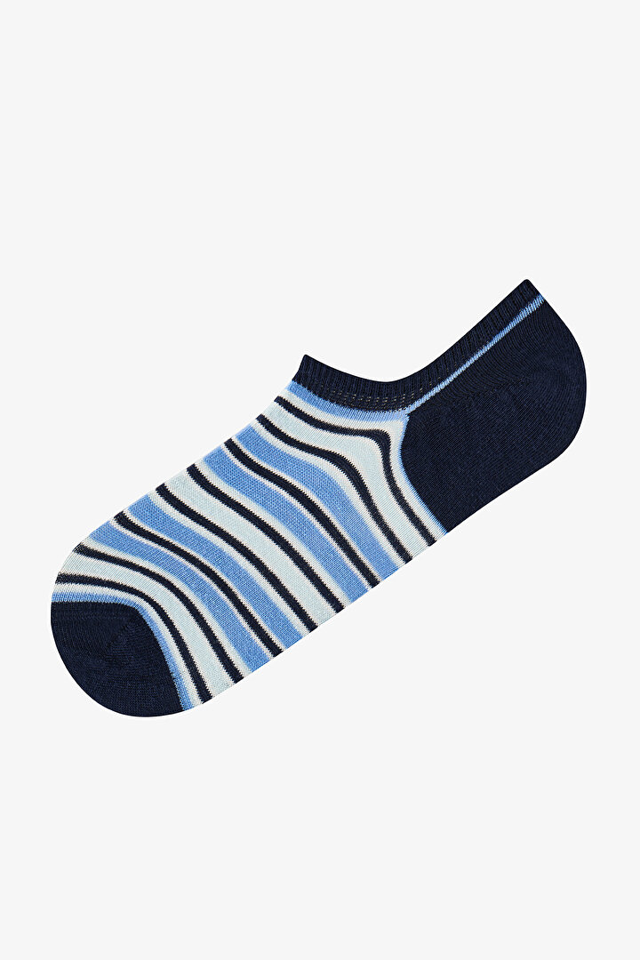 Erkek Renkli Ocean Lines 3'lü Sneaker Çorabı - 2