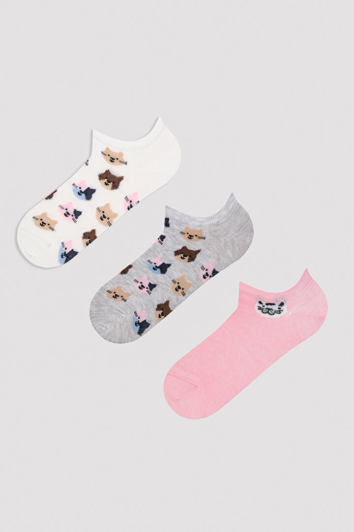 Happy Cats 3in1 Liner Socks - 1