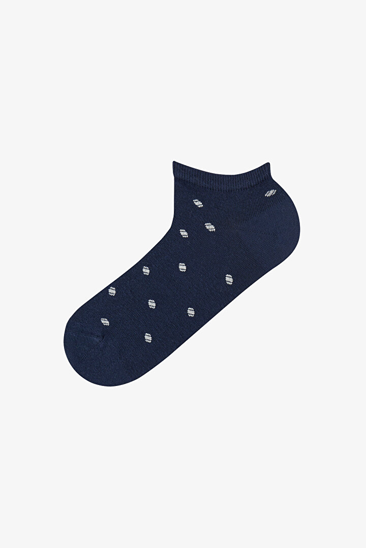 Erkek Renkli Dot Game 3'lü Patik Çorap - 2