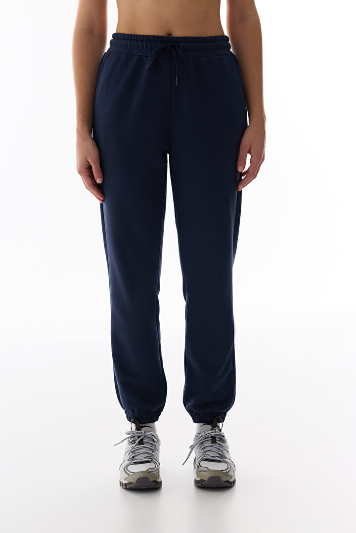 Navy High Waist Active Jogger Pants - 1