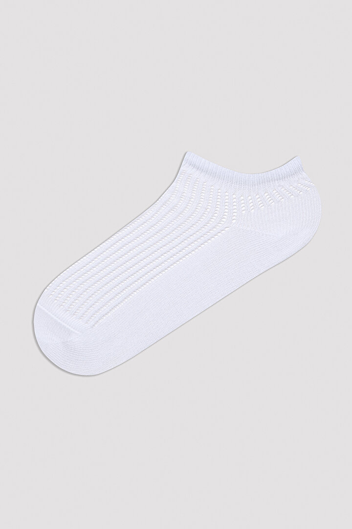 Basic Colosio Beyaz 3lü Patik Çorap - 2