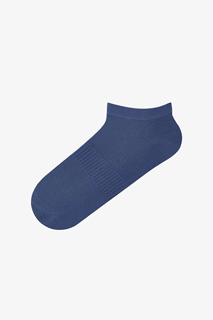 3 Çift Burun Dikişsiz Spor Microfiber Patik Çorap - 2