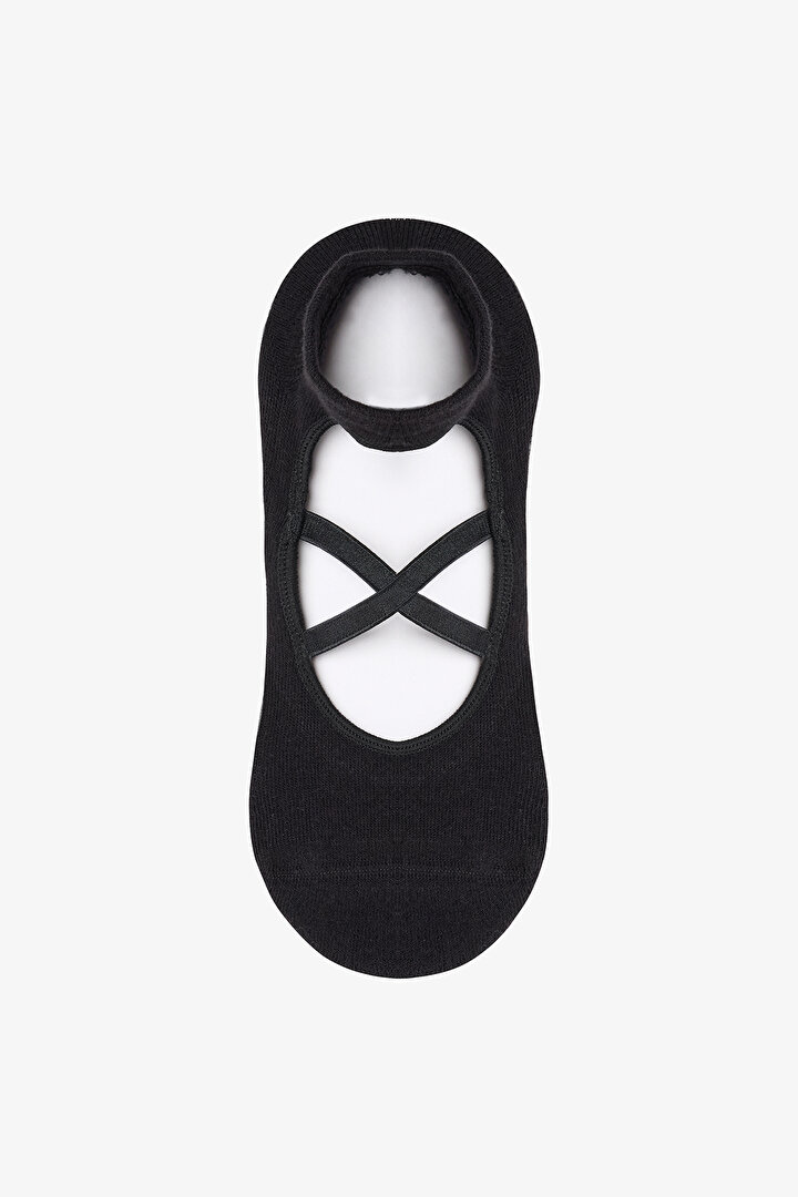 Siyah Active Towel  Babet Çorabı - 2
