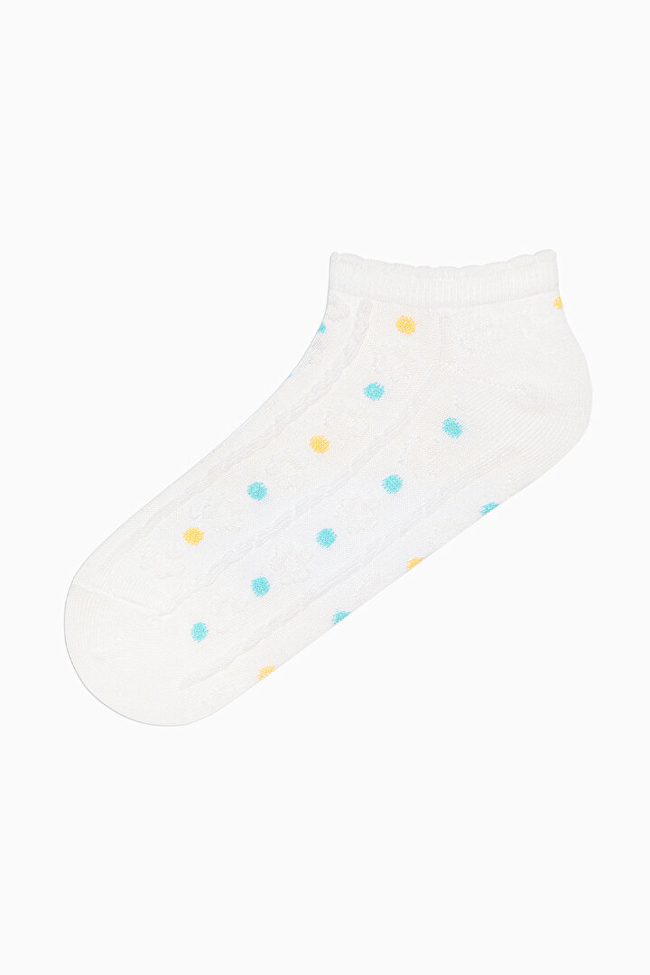 Floral Jacquard 3in1 Liner Socks - 2