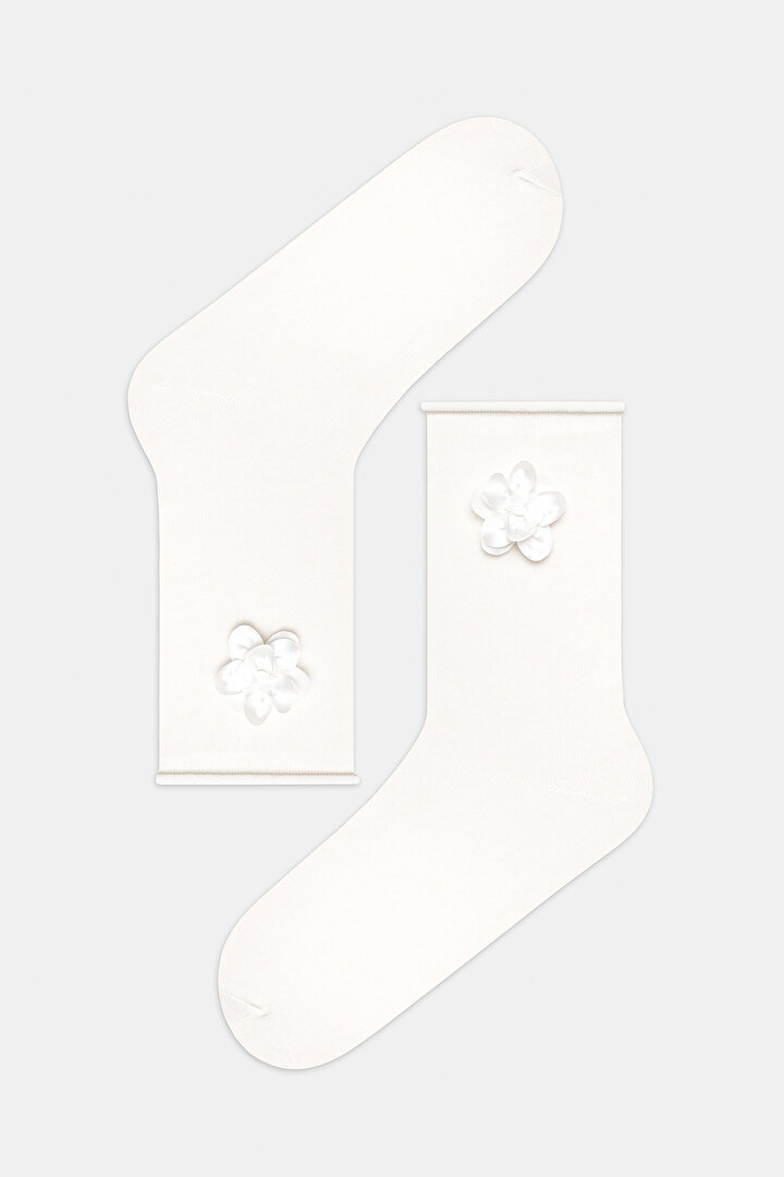 Classy Flower Soket Çorap - 1
