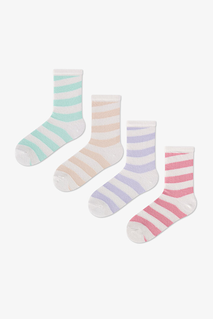 Kız Çocuk Muse Colors 4lü Soket Çorap - 1