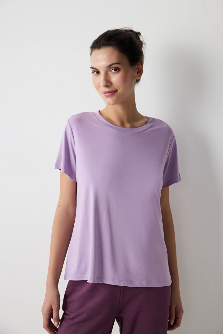 Modal Lilac T-Shirt - 1