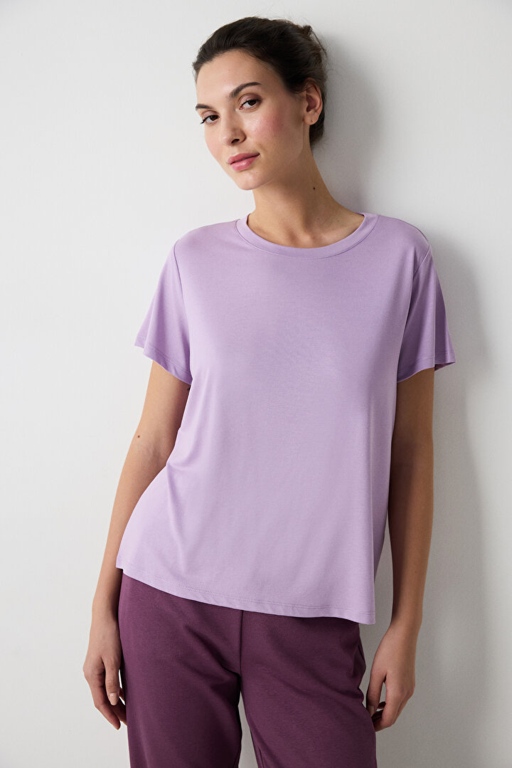 Modal Lilac T-Shirt - 2