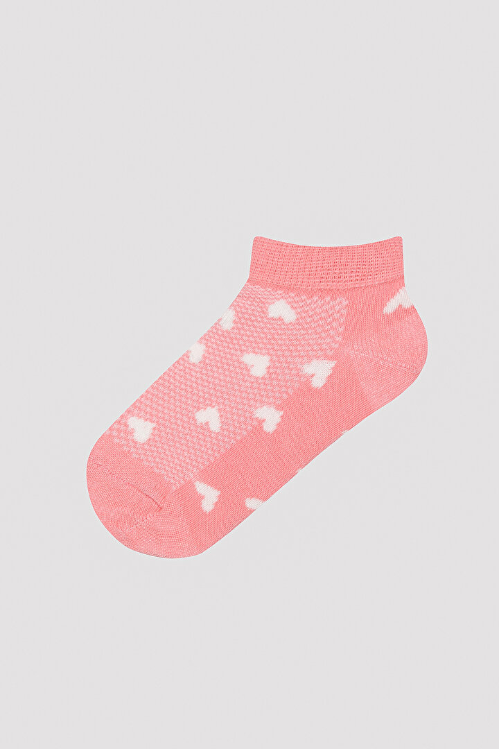 Girls Tiny Hearts 4in1 Liner Socks - 2