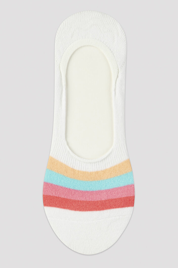 Colorful Stripe 3in1 Invisible Socks - 2