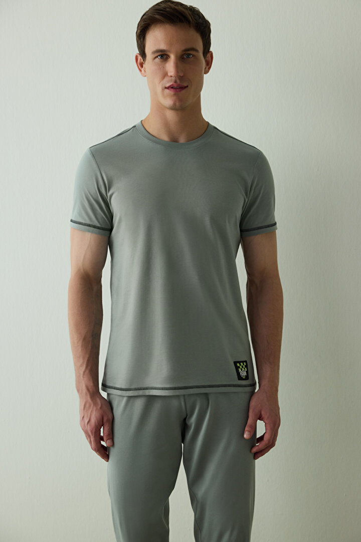 Man Street Long Sleeve Cotton Pajama Set - 2