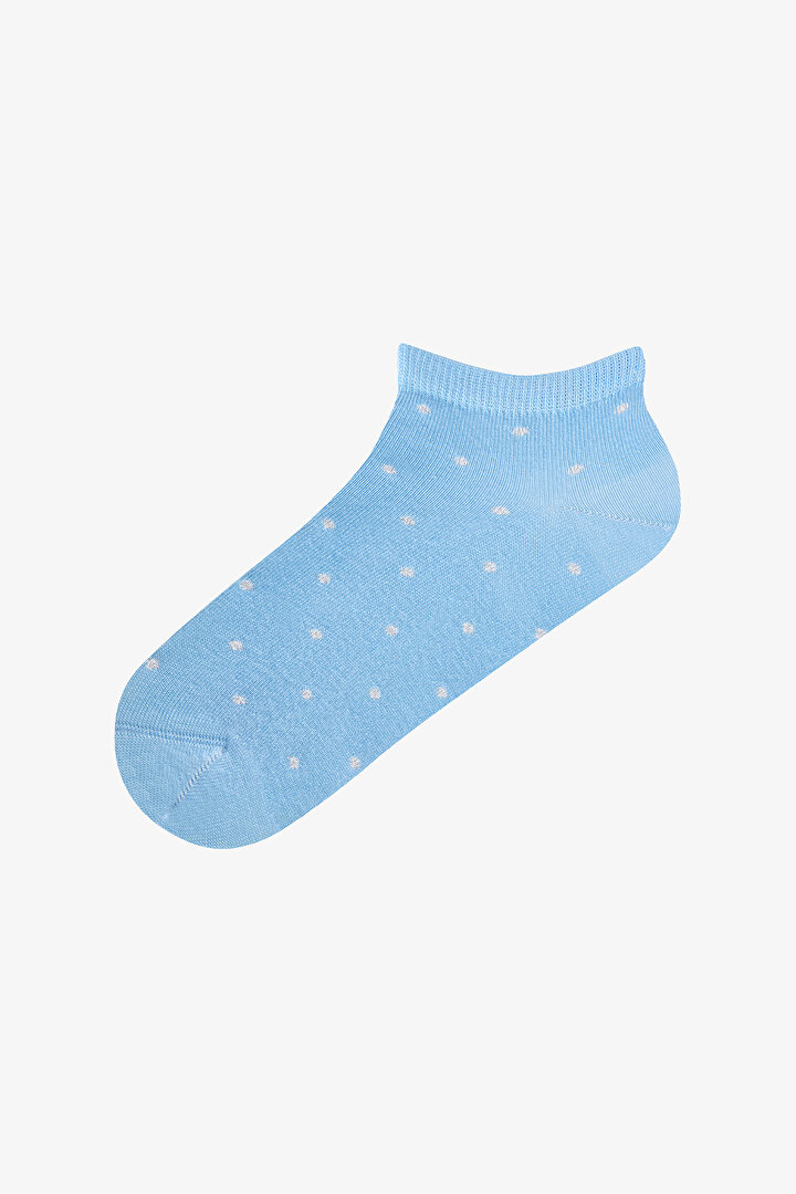 Silvery Polka Dot 5 Pack Liner Socks - 2