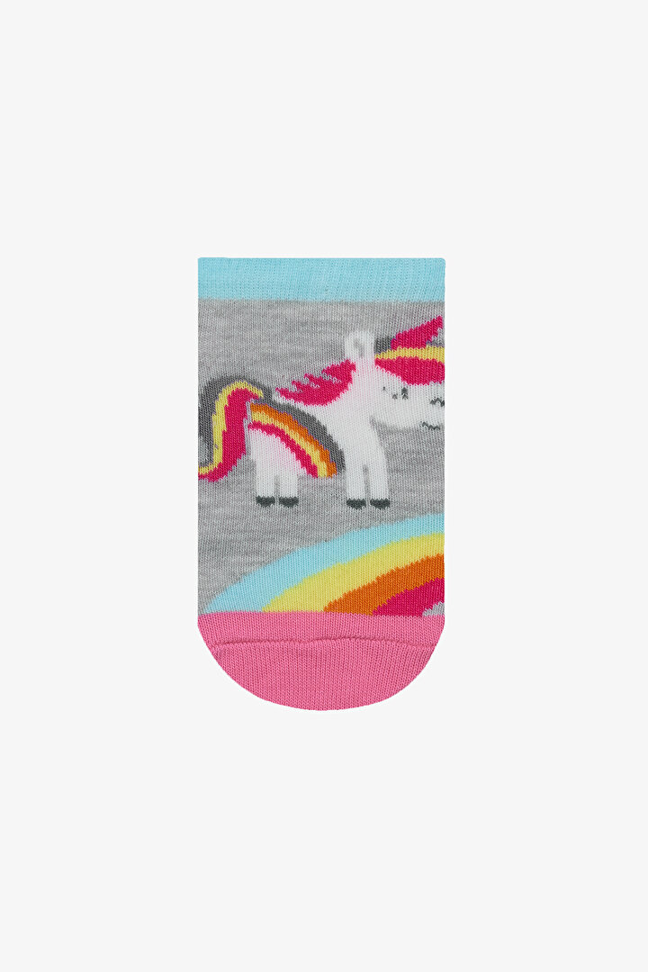 Girls Unicorn Love 3in1 Liner Socks - 2