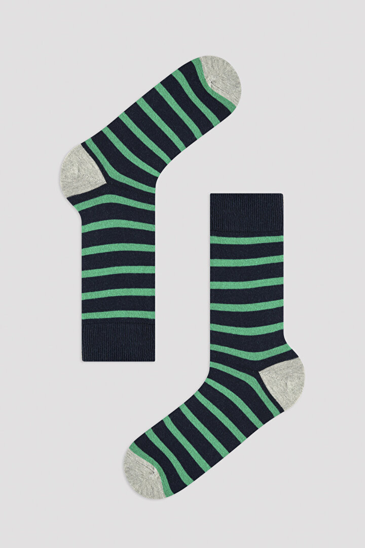 Erkek Dünya Desenli 5in1 Socket Socks - 2