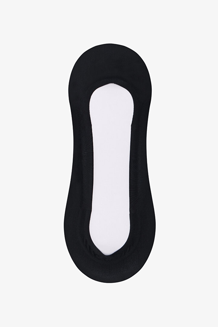 Lazer Kesim Görünmez Kaydırmaz Tutuşlu Babet Çorap - 2