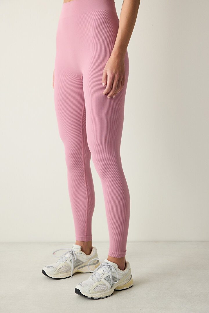 Seamless Ribbed Legging - 1