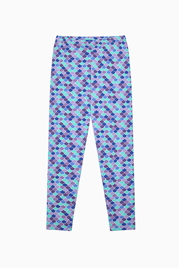 Girls Fish Multi Colour Legging - 1