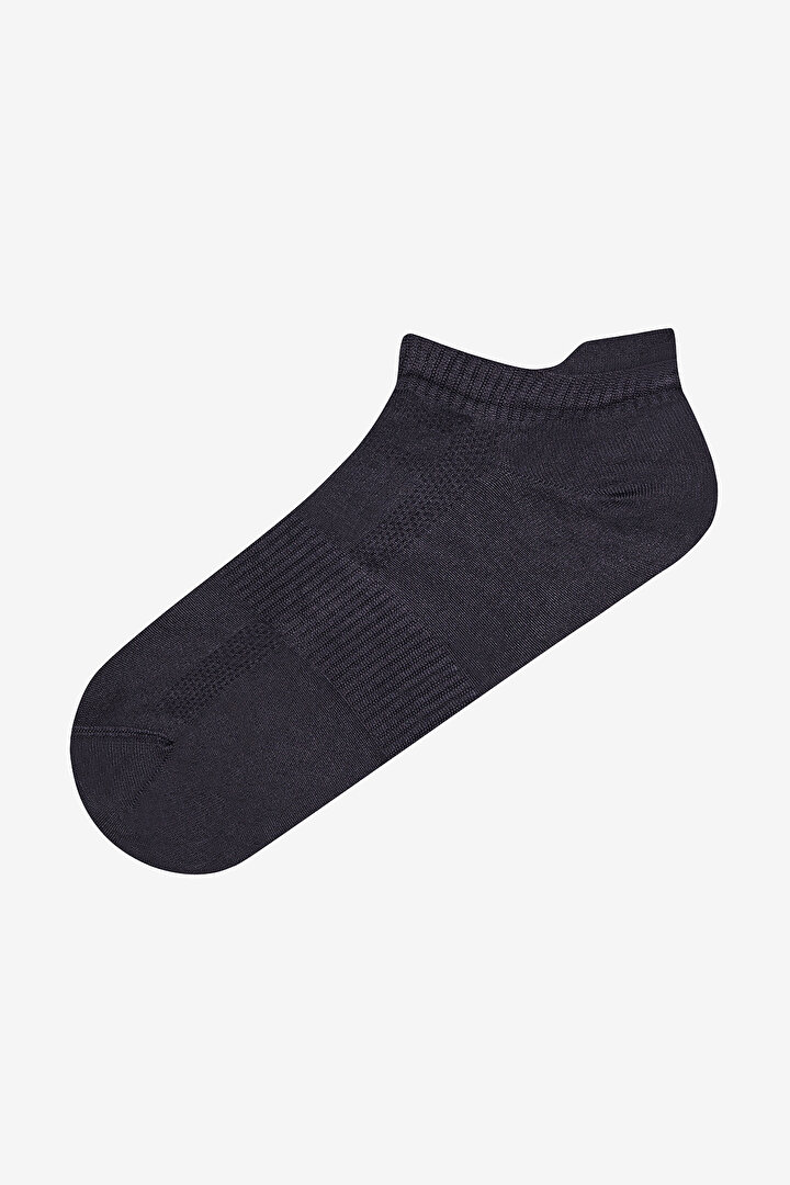 Microfiber Back Tab 3in1 Black Grey Liner Socks - 2