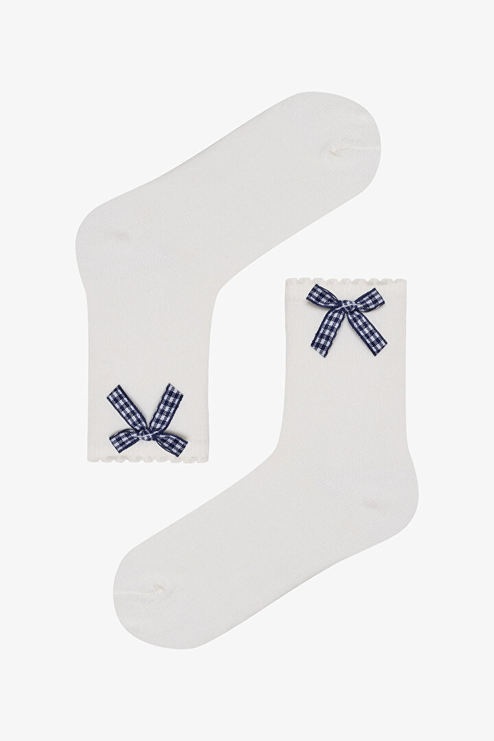 Kız Çocuk Frilly 2li Soket Çorap - 3