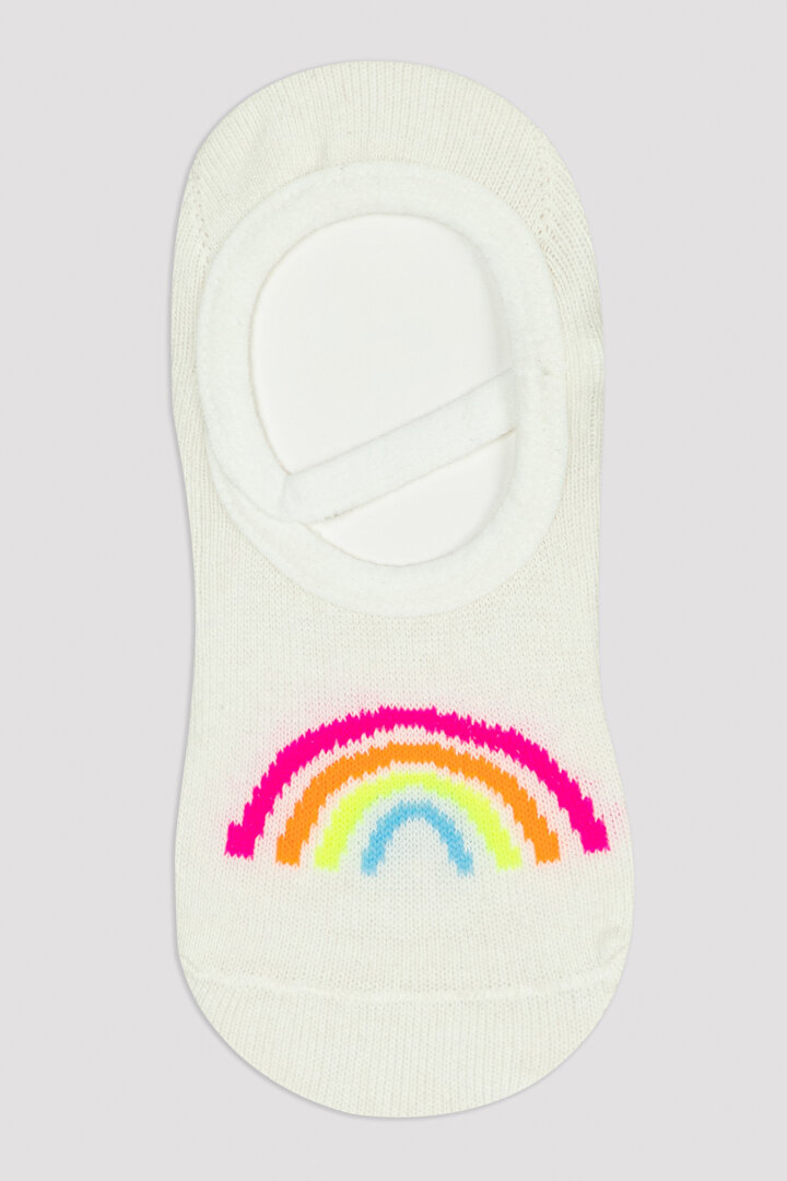Girl Rainbow Invisible Socks - 1