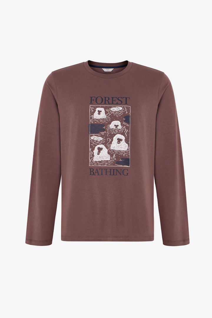 Erkek Trail Buddy Pantolon Uzun Kollu Pijama Takımı - 2