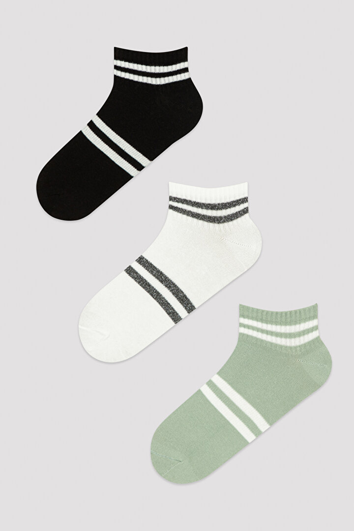 Devin Lines 3In1 booties socks - 1