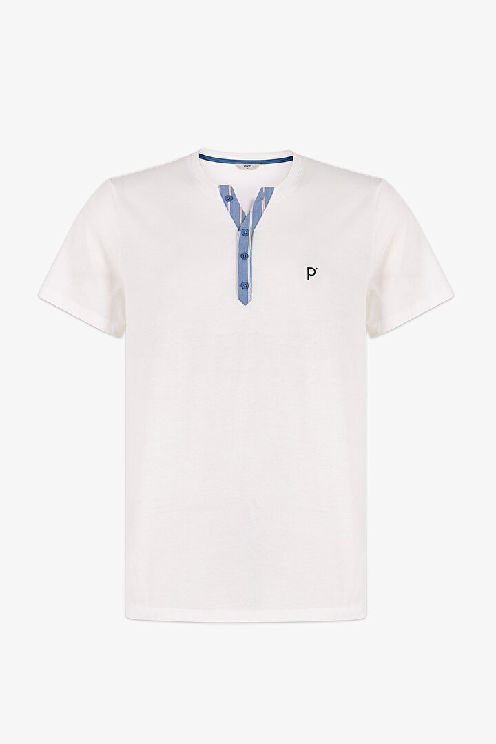 Erkek Renkli Soft Shore Pijama Takımı - 2