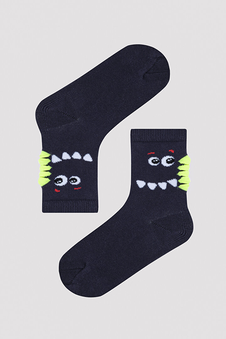 Boys Dino 3in1 Socks - 2