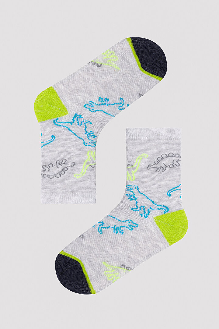Boys Dino 3in1 Socks - 3