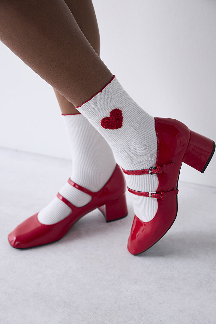 Red Heart Socket Socks - 1