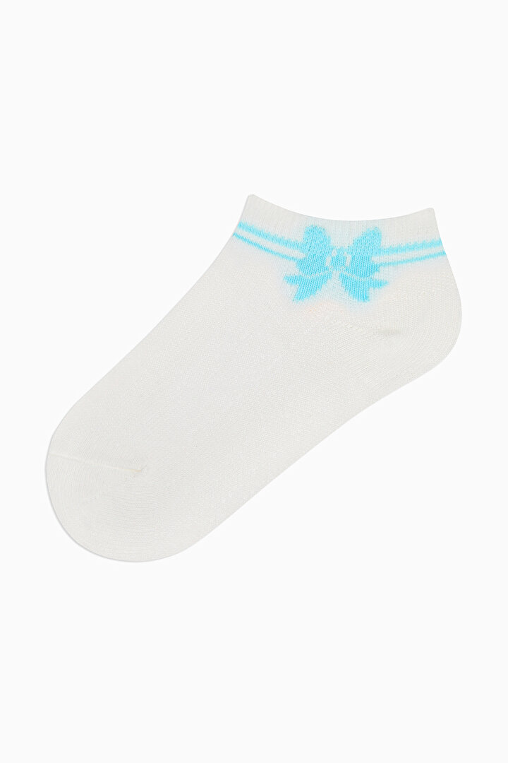 Girls Sweet Bow 4in1 Liner Socks - 2