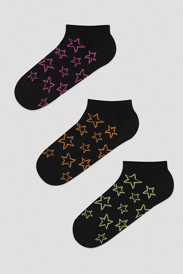 Colorful Star 3in1 Multi Colour Footsies - 1