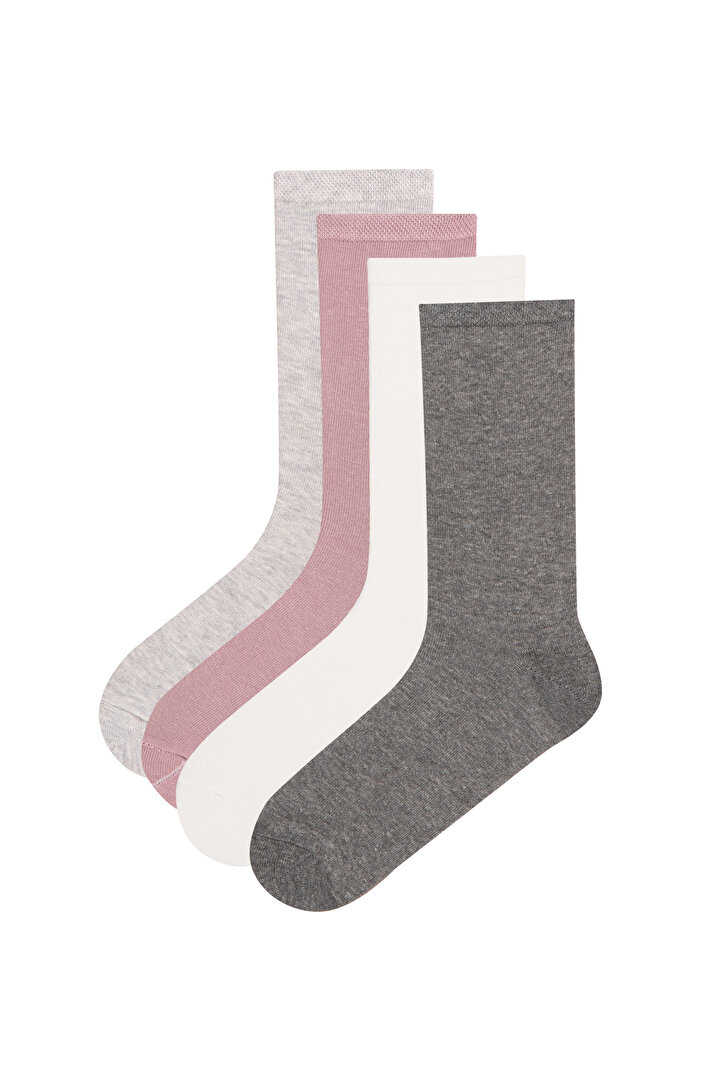 Basic Chic 4lü Soket Çorap - 1