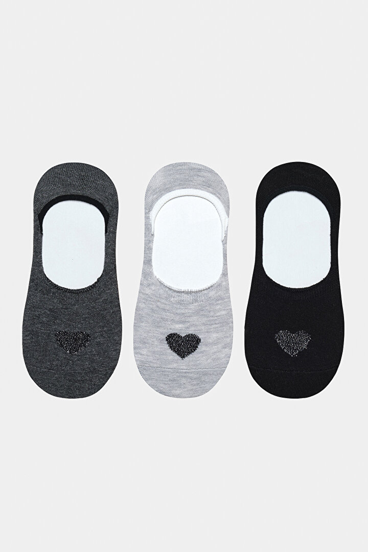 Big Hearts 3in1 Invisible Socks - 1