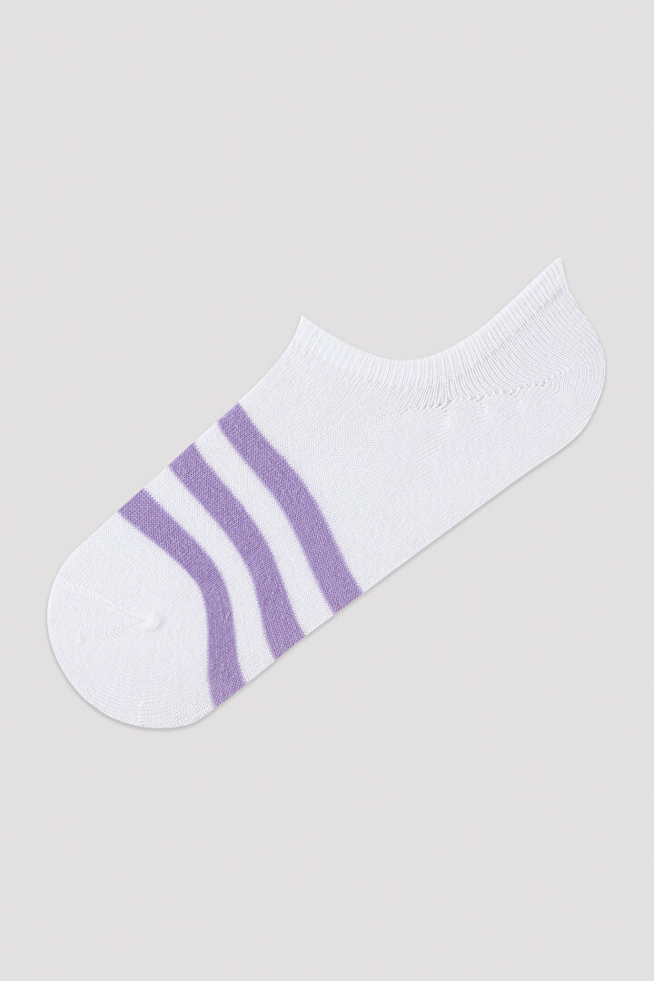 Multicolor Stripe 3in1 sneaker socks - 2