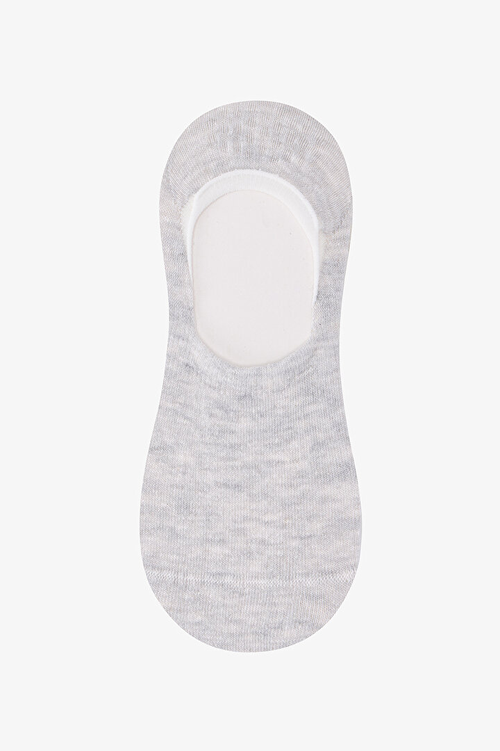 3 Çift Burun Dikişsiz Deniz Yıldızı Desenli Babet Çorap - 2