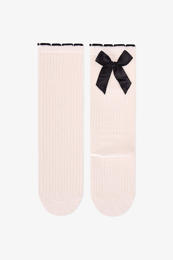Kız Çocuk Preppy Sweetie Pantolon Çorabı - 1