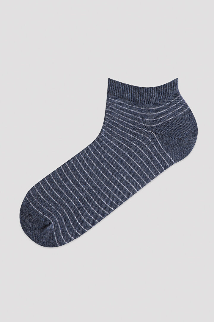 Erkek Çok Renkli 5'li Patik Çorap - 2