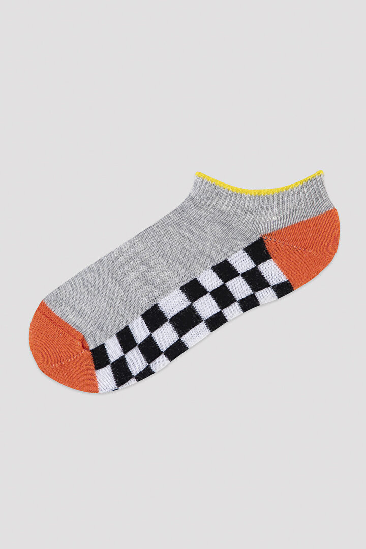 Boys Checked 3in1 Liner Socks - 2