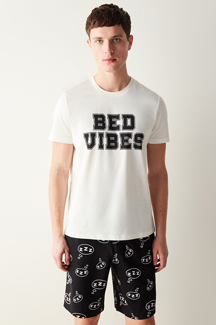 Man Bed Vibes Short PJ set - 1